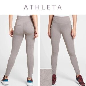 Delancey Herringbone Tight Leggings in Light Asphalt